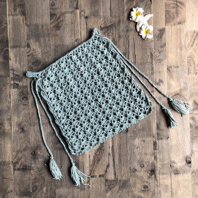 

Roseonmyhand Women Crochet High Waist Skirt Flared Bikini Cover up School Girl Dress