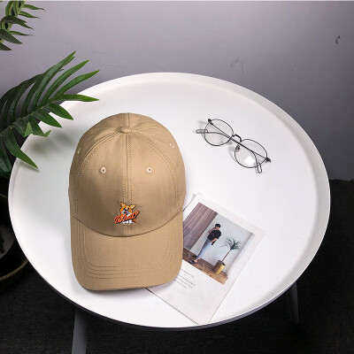 

Spring&summer new students hundred baseball cap female Korean version embroidered cap hip-hop outdoor sun hat pattern