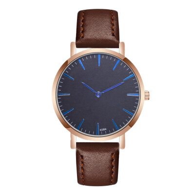 

Minimalist Wristwatches Casual Fashion Leather Strap Quartz Watches Clock Drop Shipping Women Simple Dial Relogio Feminino