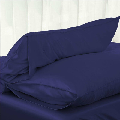 

1PC New Luxury Silky Satin Pillow Case Solid Pure Color Soft Comfortable Standard Home Bedroom Pillowcase