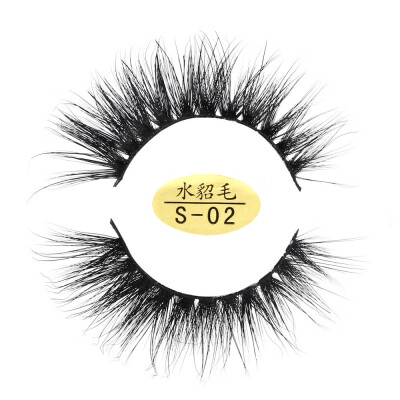 

〖Follure〗Natural 3D Eyelashes 100 faux Mink Hand-made False Lashes Soft 1 Pair