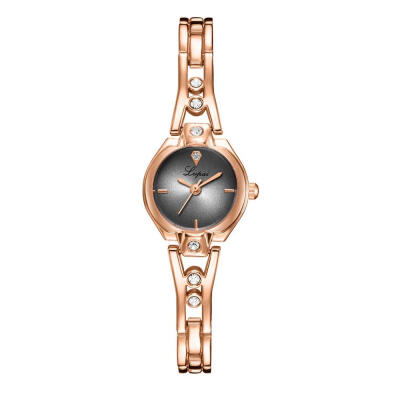 

Hot Selling Women Watches Dial Ladies Quartz Wristwatch Rhinestone Rose Gold Alloy Strap Fashion Clock Dress Gift Reloj Mujer