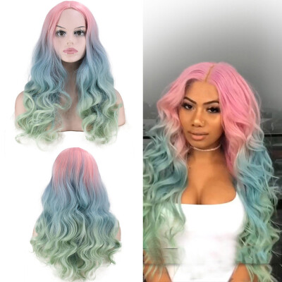 

〖Follure〗Womens Fashion Wig Multicolor Synthetic Hair Long Wigs hair Wave Wig