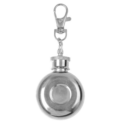 

1oz Portable Stainless Steel Hip Flasks Wine Whisky Drinkware Keychain