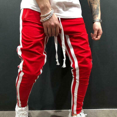 

Men Sports Gym Pants Slim Fit Running Joggers Casual Long Trousers Sweatpants