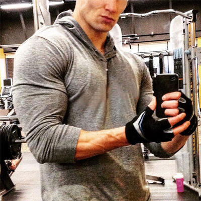 

Men Gym Fitness Hoodies Athletic Muscle Fit Pullover ApparelApparel sweatershirt