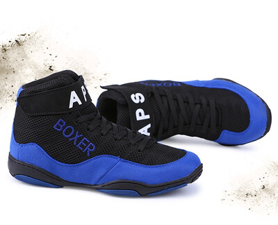 

XINBAO new wrestling shoes training shoes mens non-slip wear-resistant fitness shoes two end match shoes