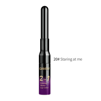 

Double Head Lip Gloss Liner Pencil Long Lasting Matte Pigment Makeup Lipstick