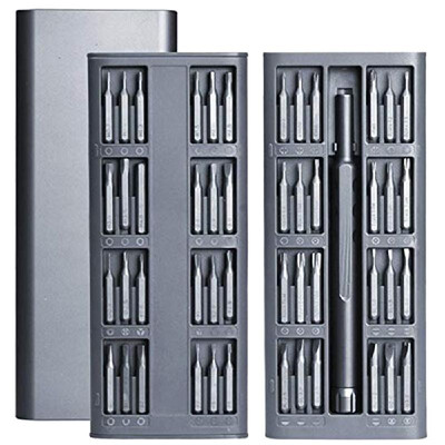 

Screwdriver Set 48-in-1 Aluminum Handle S2 Tool Steel Driver Bit Kit Pocket Screwdriver Repair Kit for I-phoneI-pad