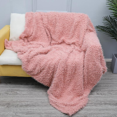 

Long Fur Throw Blanket Faux Fluffy Blanket Micro Plush Super Soft Cozy Luxury Bed Blanket Microfiber 63"x79"