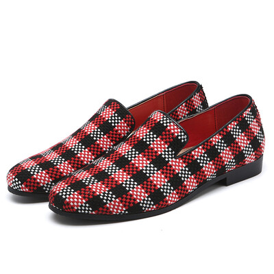 

British style mens casual shoes fashion lattice tide mens shoes