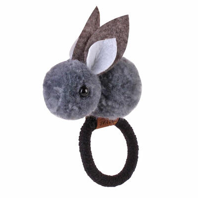 

Cute Rabbit Elastic Hair Bands Felt 3D Plush Children Girls Headband Decor