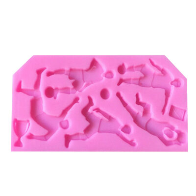 

Football Sport Silicone DIY Fondant Cake Chocolate Mold Baking Decorating Tool