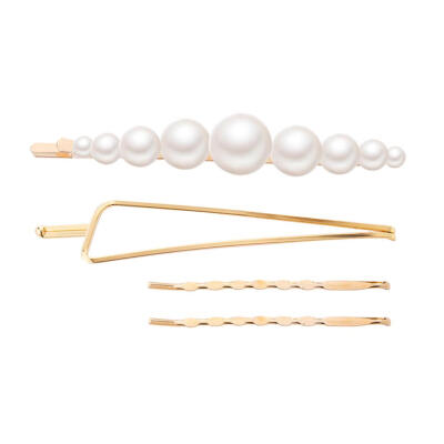 

Korean Pearl Barrette Bobby Pins Set Women Headwear Beauty Styling Hairpins