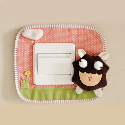 

〖Follure〗Cute Style Cartoon Switch Cover Protection Switch Handmade Fabric Home Decor
