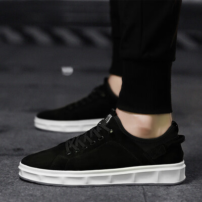 

Summer 2019 new mens shoes Korean version of the trend of wild tide shoes mens sports&leisure shoes plus velvet warm cotton shoes