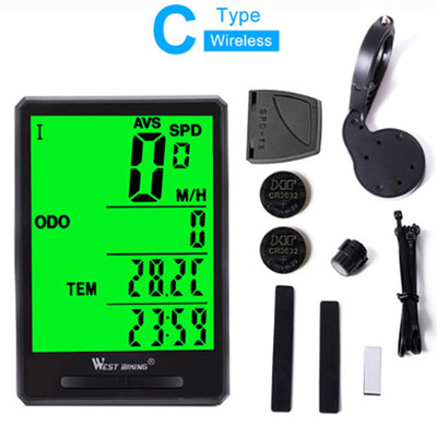 

Bike Bicycle Cycle Computer Odometer Wireless Speedometer Waterproof Stopwatch