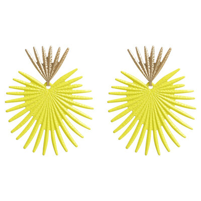 

2019 Geometric Irregular Exaggerated Drop Earring for Women European Fashion Spray Painted Metal Earrings Wedding Party Jewelry