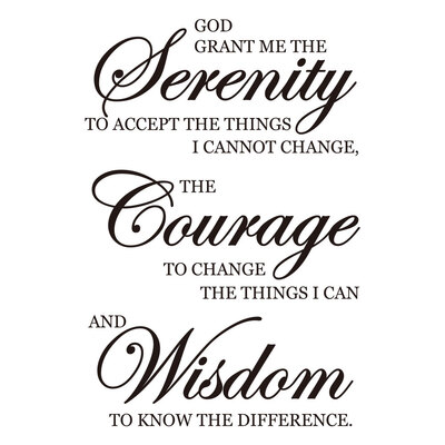 

God Grant Me The Serenty Jesus God Lord Bless Church Home Decoration