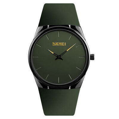 

SKMEI 1601S Male Quartz Watches Casual Dress Ultra Thin Wristwatches 30M Waterproof Simple Business Men Watch