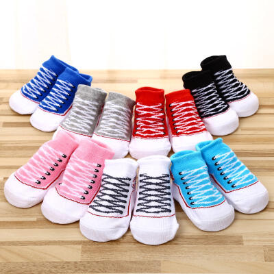 

For Kids Newborn Baby Cuffs Infant Crib Boot Unisex Non-Slip Soft Cartoon