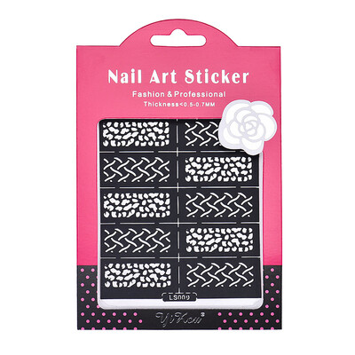 

〖Follure〗Reusable Stamping Tool Nail Art Template Stickers Stamp Stencil Guide Tips