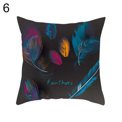 

Cartoon Cat Dog Animal Feather Pillow Case Cushion Cover Sofa Chair Car Decor