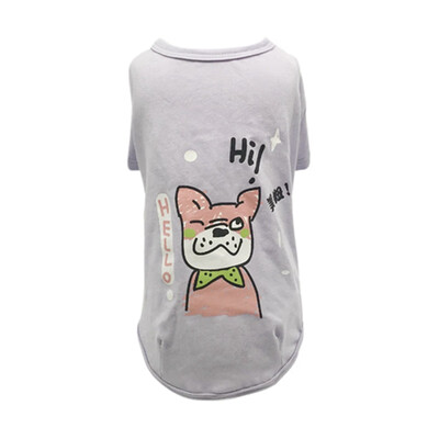 

Cartoon Puppy Vest Clothing Warm Dog Clothes Chihuahua French Bulldog Winter Dog Coat For Small Dogs Pet Cat Clothes
