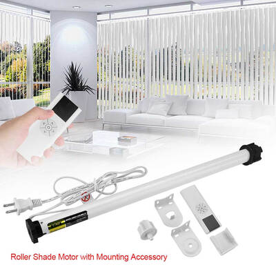 

1pc DIY Roller Shade Motor Electric Roller Blind Remote Control AC 100-240V