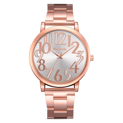 

FanTeeDa Brand Womens Quartz Wristwatches Stainless Steel Ladies Clock Fashion Women Watch Relogio Feminino Hot Sale 533