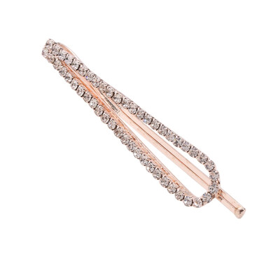 

1Pc Women Crystal RehinstoneHairpins Alloy Barrette Hair Clips