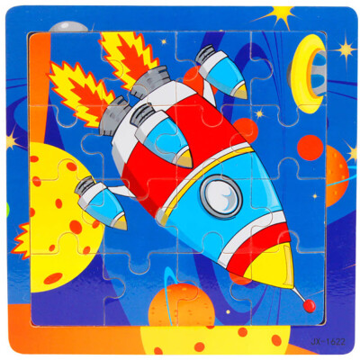 

Gotoamei Wooden Puzzle Educational Developmental Baby Kids Training Toy