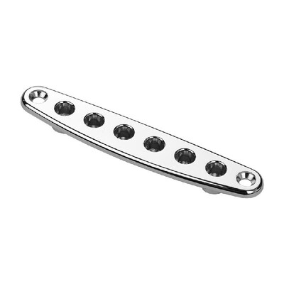 

Electric Guitar Parts Metal Bridge String Through Body Ferrules Bushing Plate for Guitar Replacement