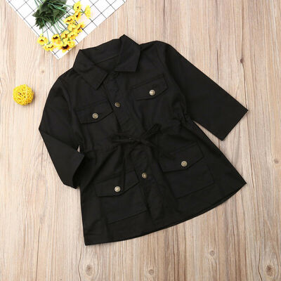 

Toddler Baby Girl Kid Jacket Coat Warm Tops Suit Autumn Winter Outfit Clothes