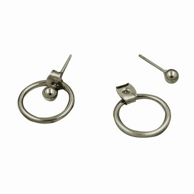 

Women Trend Punk 2018 Best Metal Vintage Metal Stud Earring Geometric Earring Punk Earrings