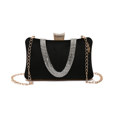 

New wave Korean fashion versatile slung rhombic chain bag shoulder bag