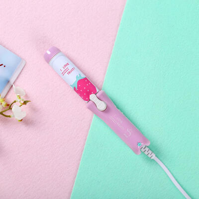 

Portable Mini Cute Animal Pattern Electric Hair Curler Straightener Curling Iron Splint For Girls