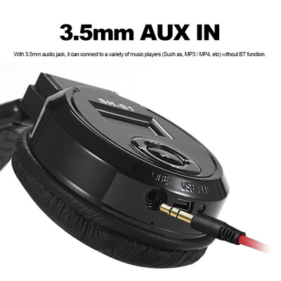 

SH-S1 Headphone MP3 Player Foldable Over Ear Headset 35mm Wired Earphone FM Radio TF Card Music Player LCD Screen