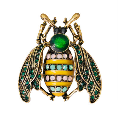 

Lovely Insect Shape Alloy Rhinestones Brooch Pins Little Cartoon Breastpin Jewelry Decorations
