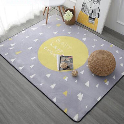 

Nordic Style Carpet Anti-Slip Rug Children Crawling Mat Carpet For Living Room And Bedroom