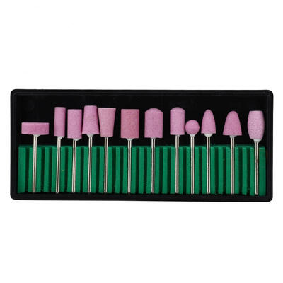 

Greensen 12pcs Professional Nail Drill Bits Set Manicure Pedicure Nail Polishing Accessories