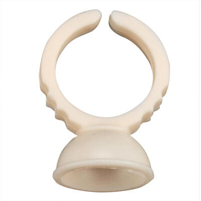 

100pcs Silicone Tattoo Ink Cups Finger Ring Gloves Pigment Holder Container