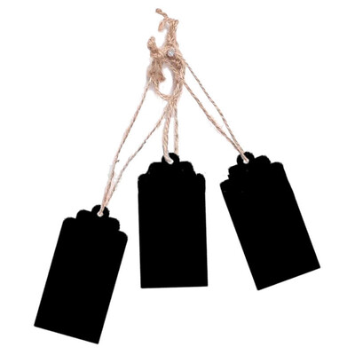 

MDF Double-sided Blackboard Hemp Rope Christmas Decoration