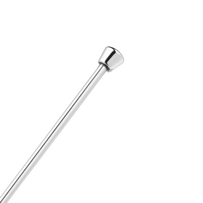 

Telescopic FM Radio Antenna 7 Sections Chromium-plating Copper Antenna 360° Rotatable