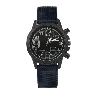 

〖Follure〗New Men Watch Retro Design Nylon Band Analog Alloy Quartz Wrist Watch