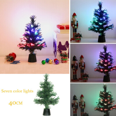 

Tailored Christmas Tree Night Lamp Colorful Glowing LED Fiber Light Party Home Decor Gift