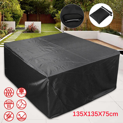 

〖Follure〗Garden Table Cover Outdoor Garden Furniture Winter Storage Waterproof Tarpaulin