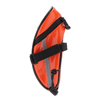 

ROSWHEEL MTB Mountain Bicycle Bike Back Seat Tail Saddle Bag Pouch Glossy PU Outdoor Cycling Riding Travel
