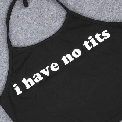 

I Have No Tits Women Summer Sexy Casual Tank Vest Blouse Sleeveless Tops Fashion