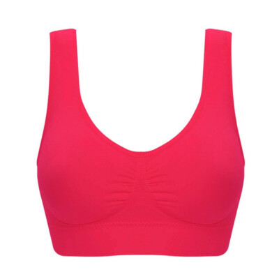 

Women Seamless Bra Fitness Yogi Vest Underwear Padded Crop Tops Underwear No Wire-rim Bras Plu size -6XL